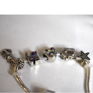 Ageless Snake Chain Heart/Camera/Star/Love/Island Charm Preppy Y2K 7" Bracelet